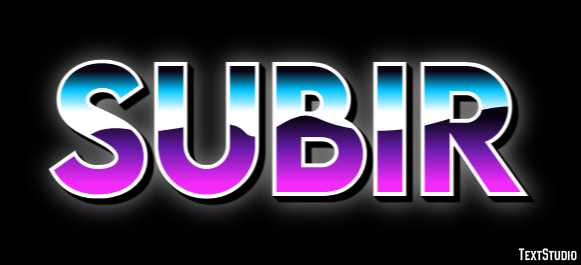 Subir Text Effect