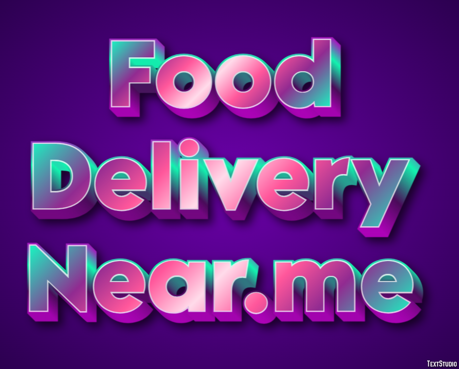 Food Delivery Near.me Effetto testo