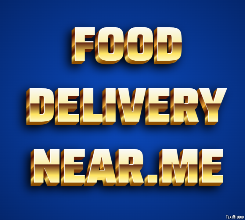 Food Delivery Near.me Effetto testo