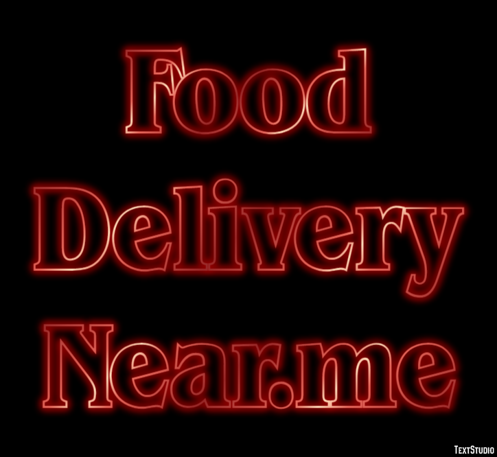 Food Delivery Near.me Effetto testo
