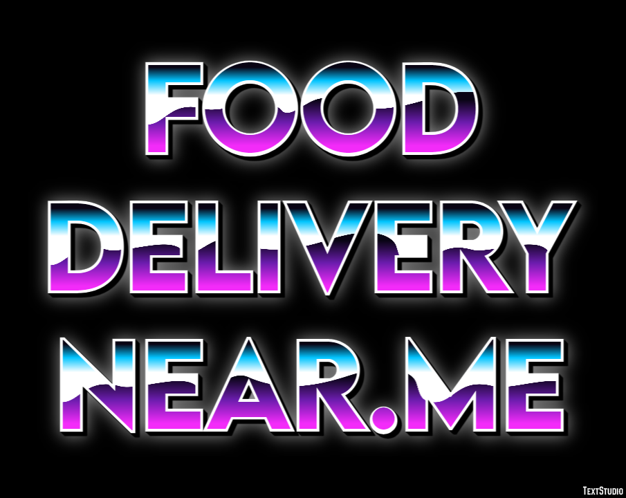 Food Delivery Near.me Effetto testo