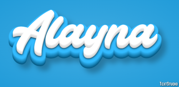Alayna Эффект текста