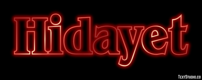Hidayet Texteffekt