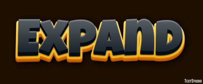 Expand Text Effect