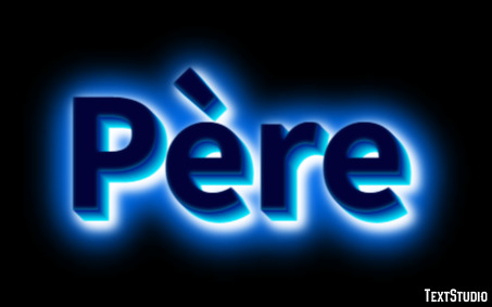 Père Efeito de texto