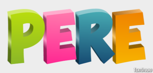 Père Effet de Texte