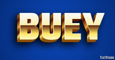 Buey Efecto de Texto