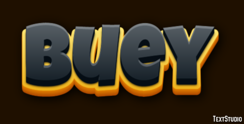 Buey Efecto de Texto