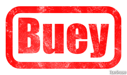 Buey Efeito de texto