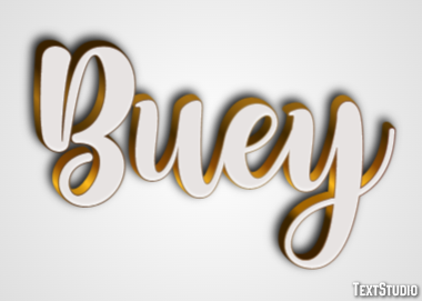 Buey Effet de texte