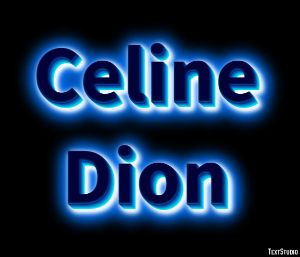Celine Dion Efeito do texto