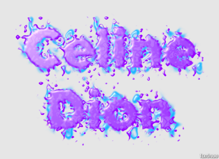 Celine Dion Efeito de texto