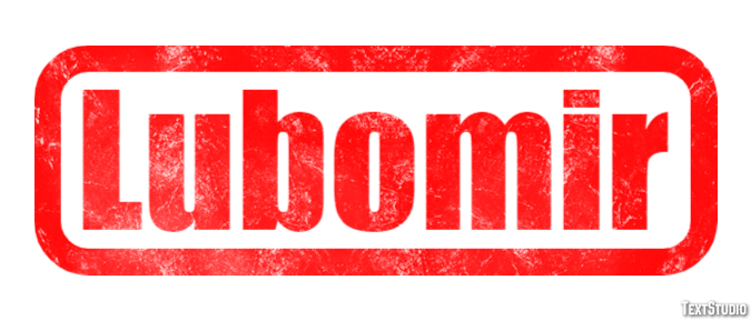 Lubomir Efekt tekstowy