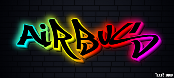 Airbus Text effect