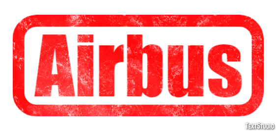 Airbus Text effect