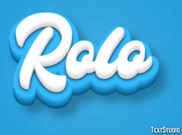 Rolo Efecto de Texto