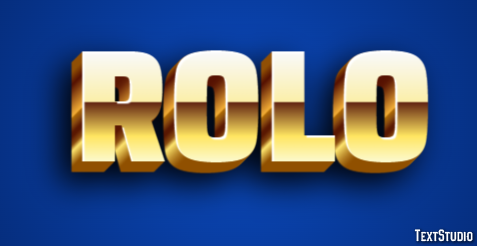 Rolo Efecto de Texto