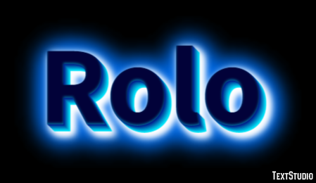 Rolo Tekst Effect