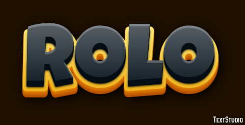 Rolo Efecto de Texto