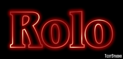 Rolo Efecto de Texto
