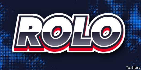 Rolo Effet de Texte