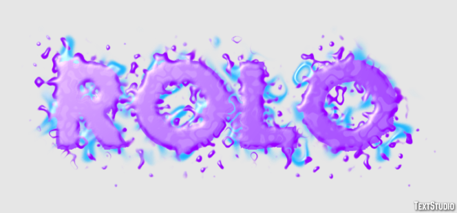 Rolo Efecto de Texto
