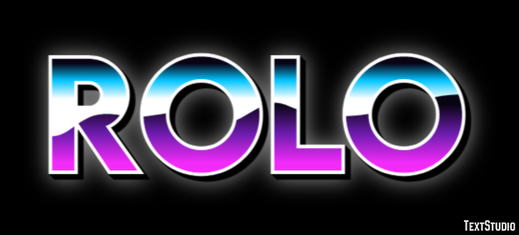 Rolo Efecto de Texto