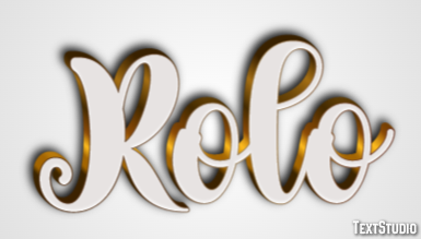 Rolo Efecto de Texto