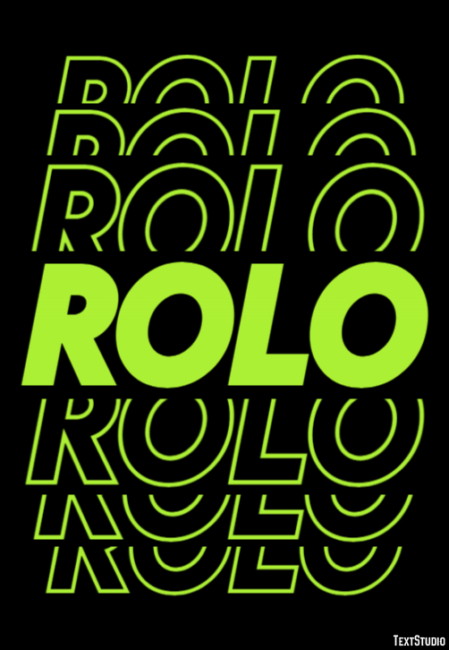 Rolo Efecto de Texto