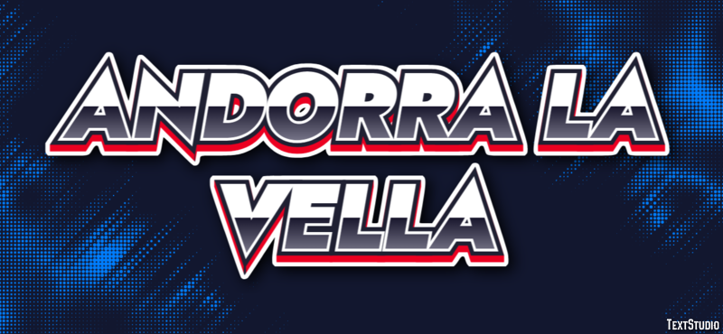 Andorra la Vella Effetto testo