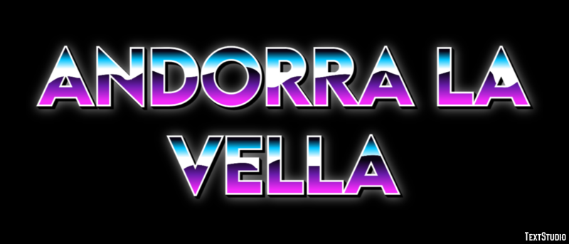 Andorra la Vella Effetto testo