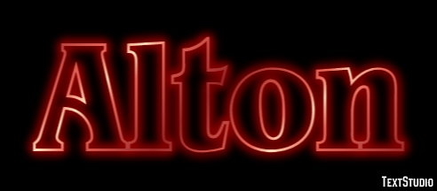 Alton Text effect
