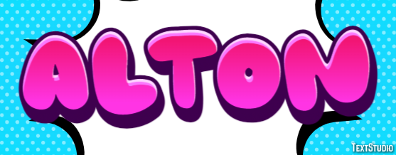 Alton Text effect