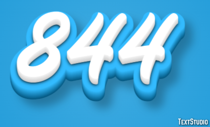 844 Text Effect