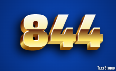 844 Text Effect