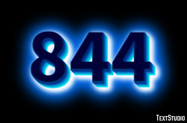 844 Texteffekt