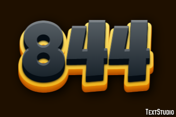 844 Text Effect