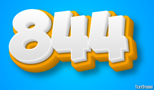 844 Text Effect