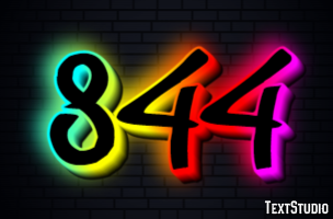 844 Text Effect