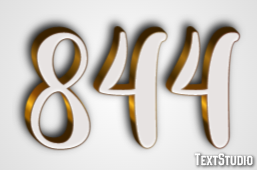 844 Text Effect