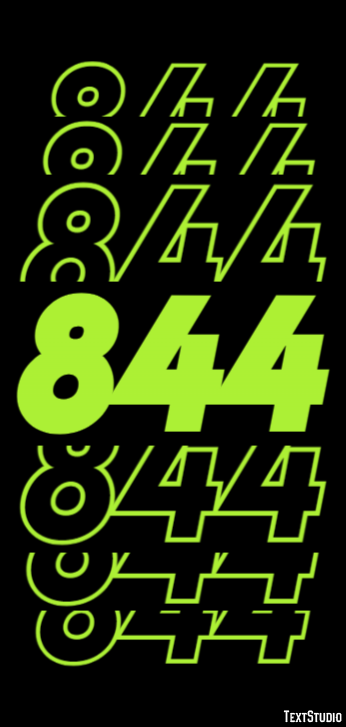 844 Text Effect