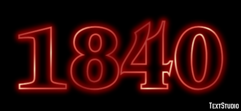 1840 Effetto testo