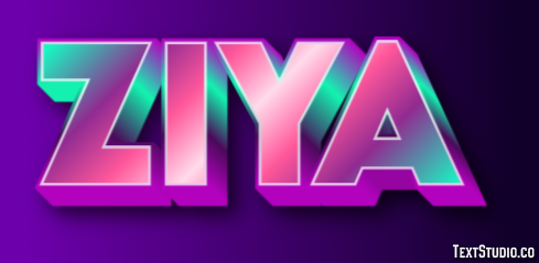 Ziya Efecto de Texto