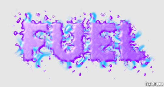 Fuel Text Effect