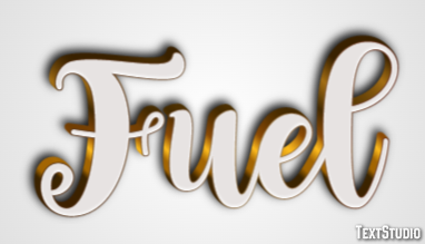 Fuel Text effect