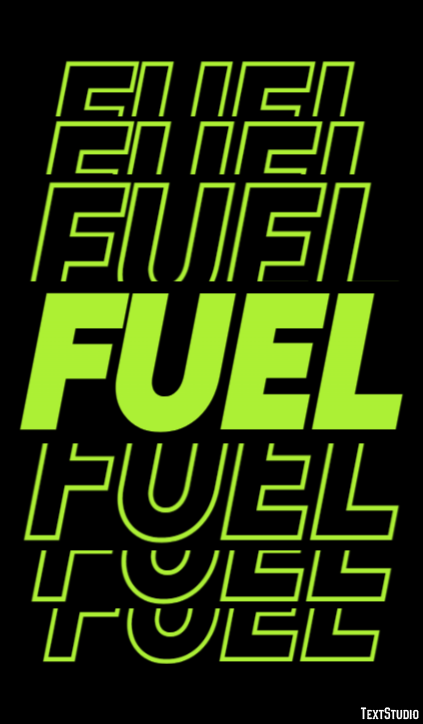 Fuel Text Effect