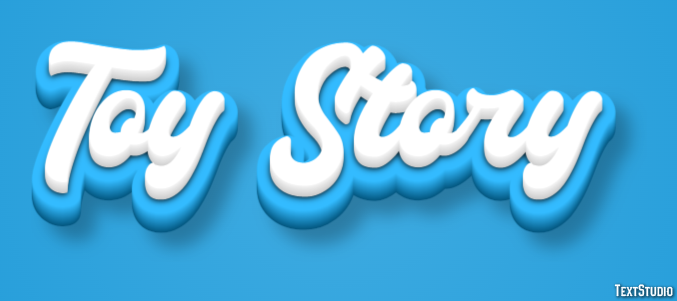 Toy Story Text Effect