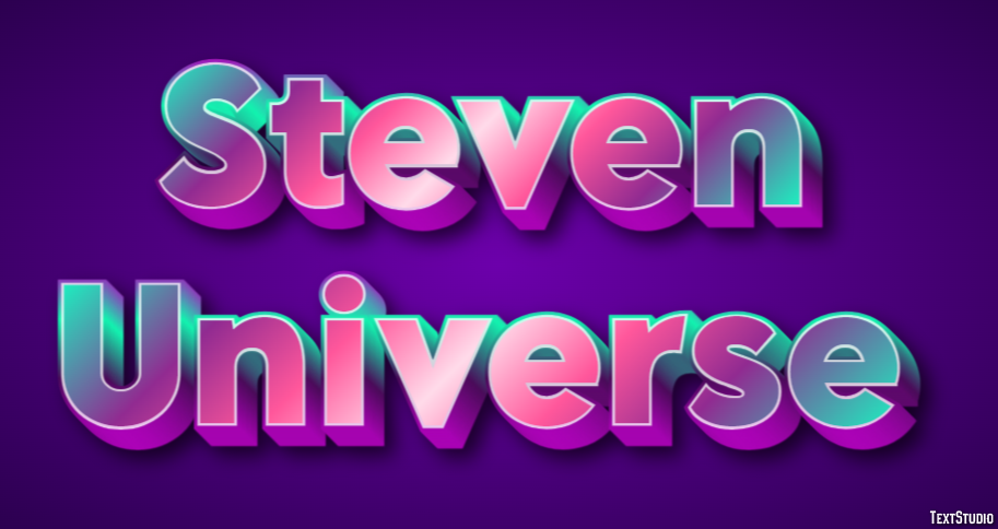 Steven Universe Effetto testo