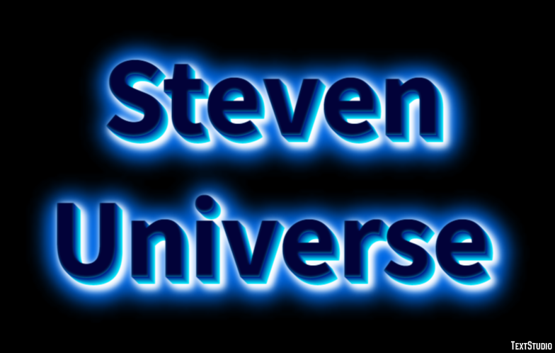 Steven Universe Efeito de texto