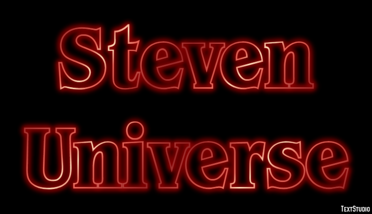 Steven Universe Efeito de texto